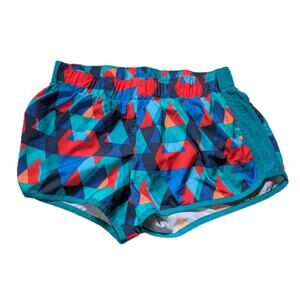 Adidas Athletic Running Shorts Lined Colorful Size Medium